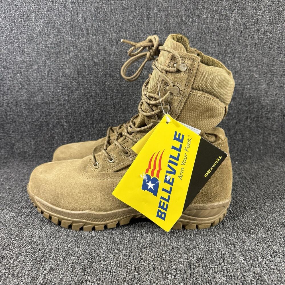 Belleville Boots Mens 10 Wide C312ST Steel Toe Hot Weather Military Vibram USA